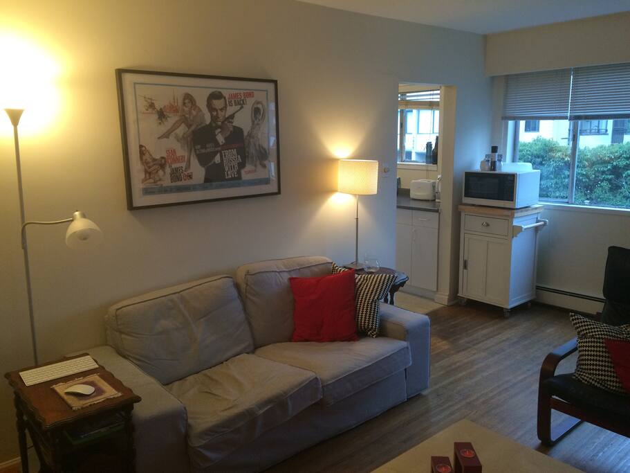 living room looking toward kitchen