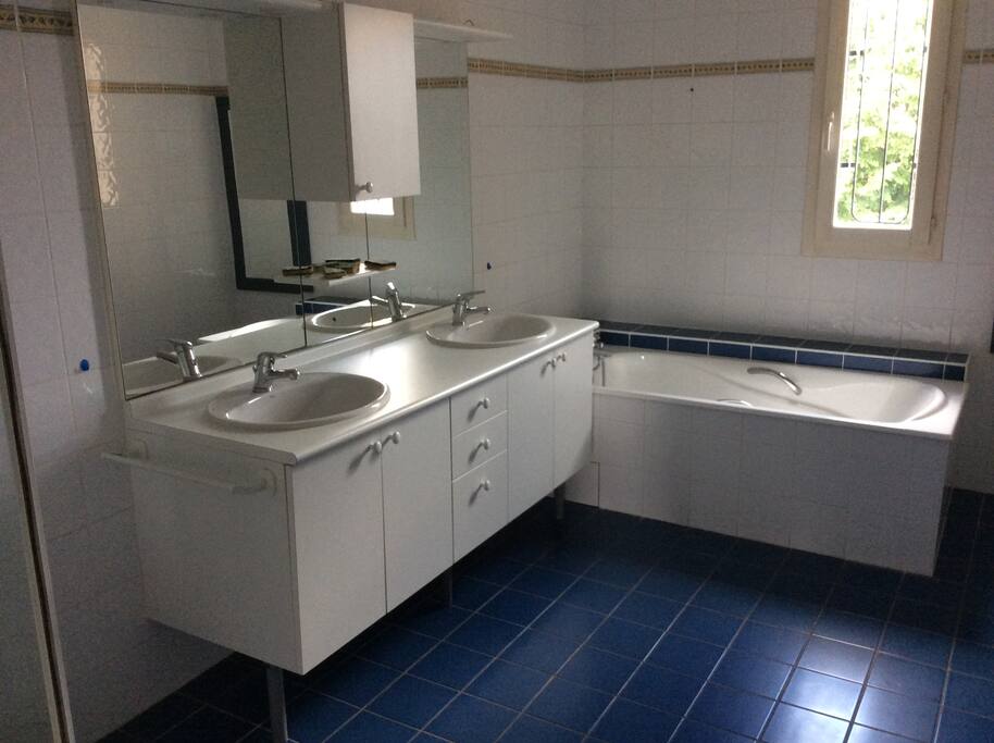 Salle de bains Avec Douche et baignoire