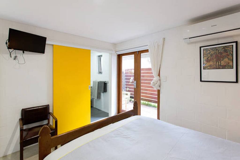 Master bedroom with ensuite and private courtyard access