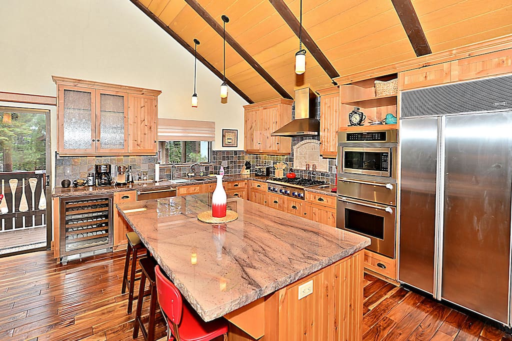 Newly remodeled with top-of-the-line chef's appliances and a granite island.