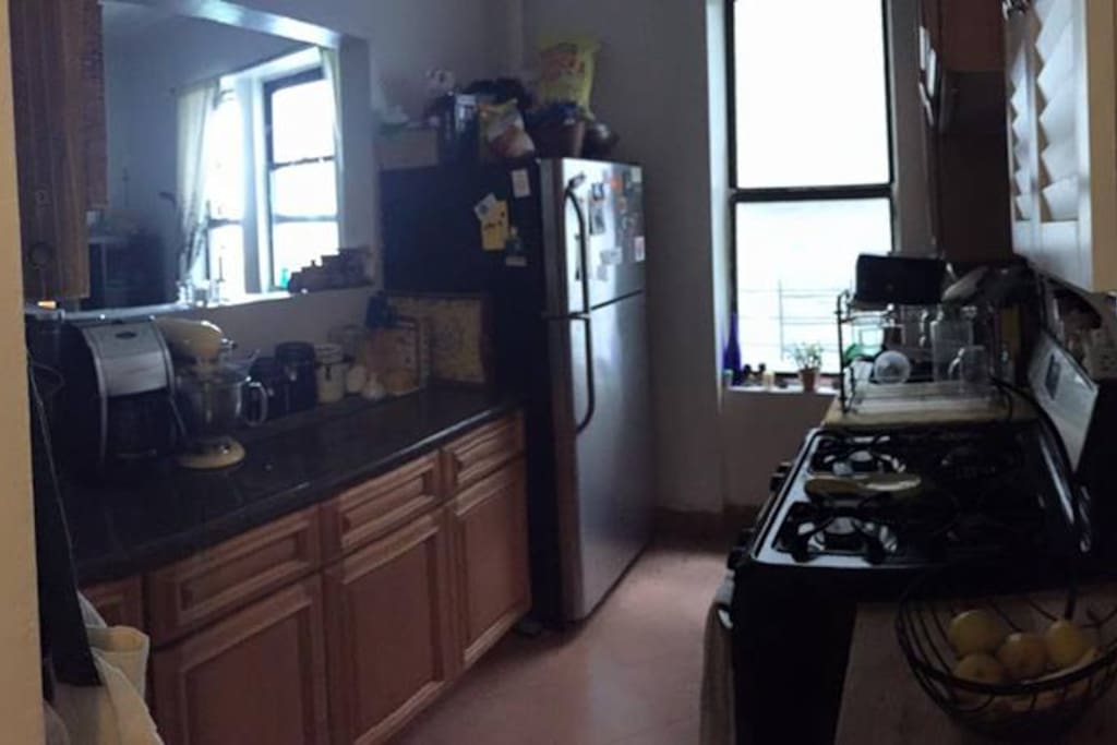 The kitchen. Nice and big for Manhattan