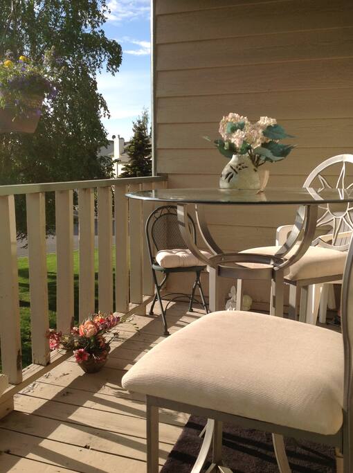 Patio off the master bedroom