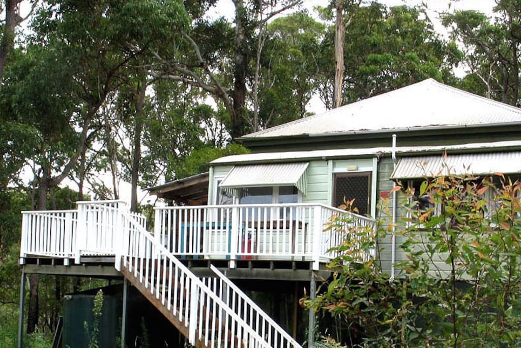 This pic shows how valued outdoor living is in this home.