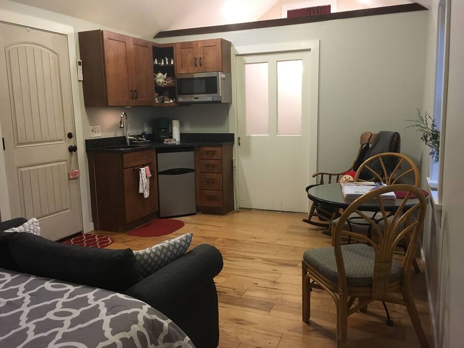 JoValley Cottage - a spot to relax, enjoy a meal, or just read a good book.