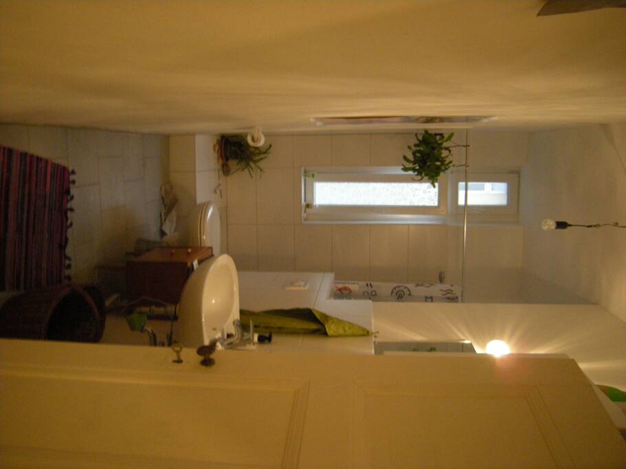 the "sweet bathroom"
