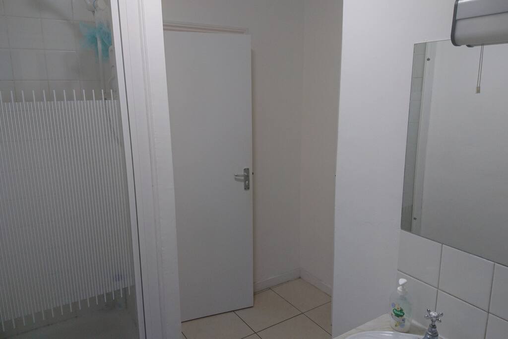 Bathroom right next to the room