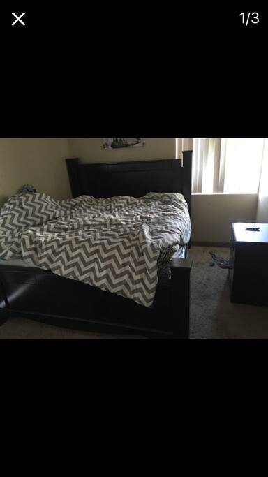 Master bedroom- was in a rush bed will be properly made for occupants