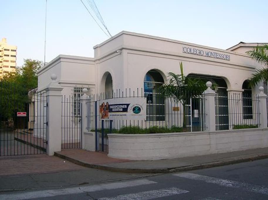 Montessori School, next to our house