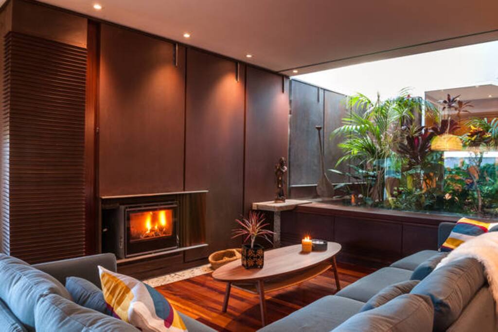 Fireplace Dinning Room