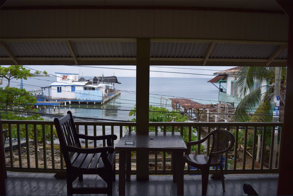 View from upstairs balcony (shared space)