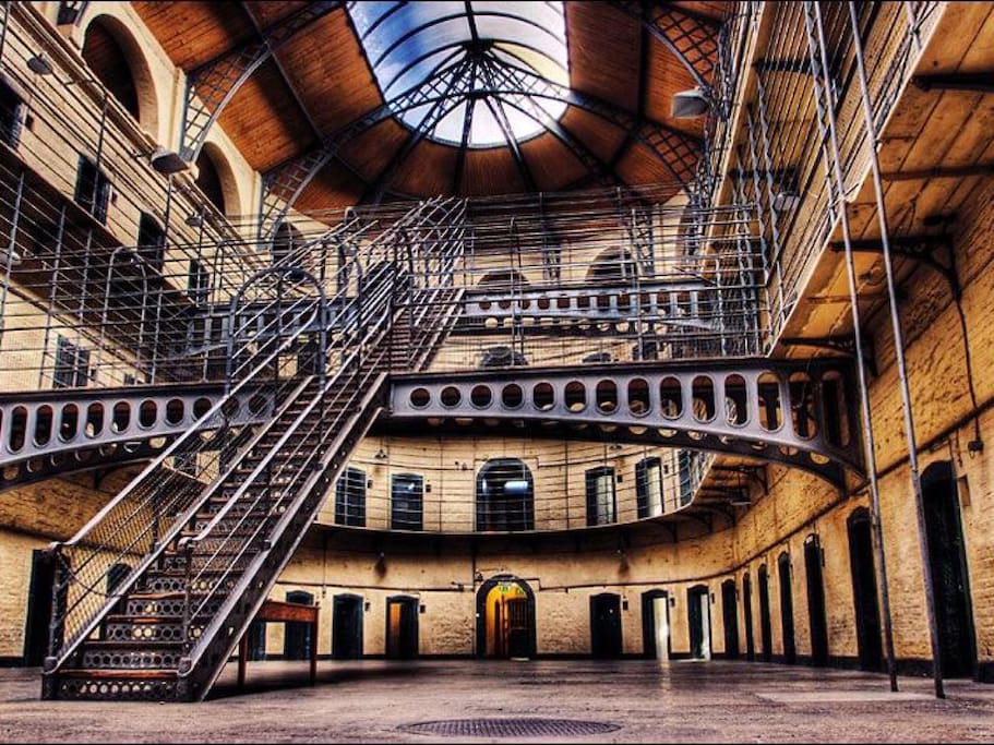 Kilmainham Goal is a former prison. It is now a museum, also walking distance from my place