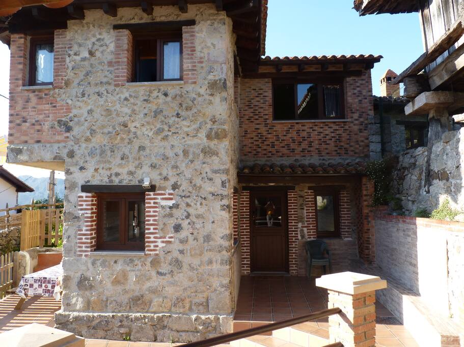 vista entrada de la casa