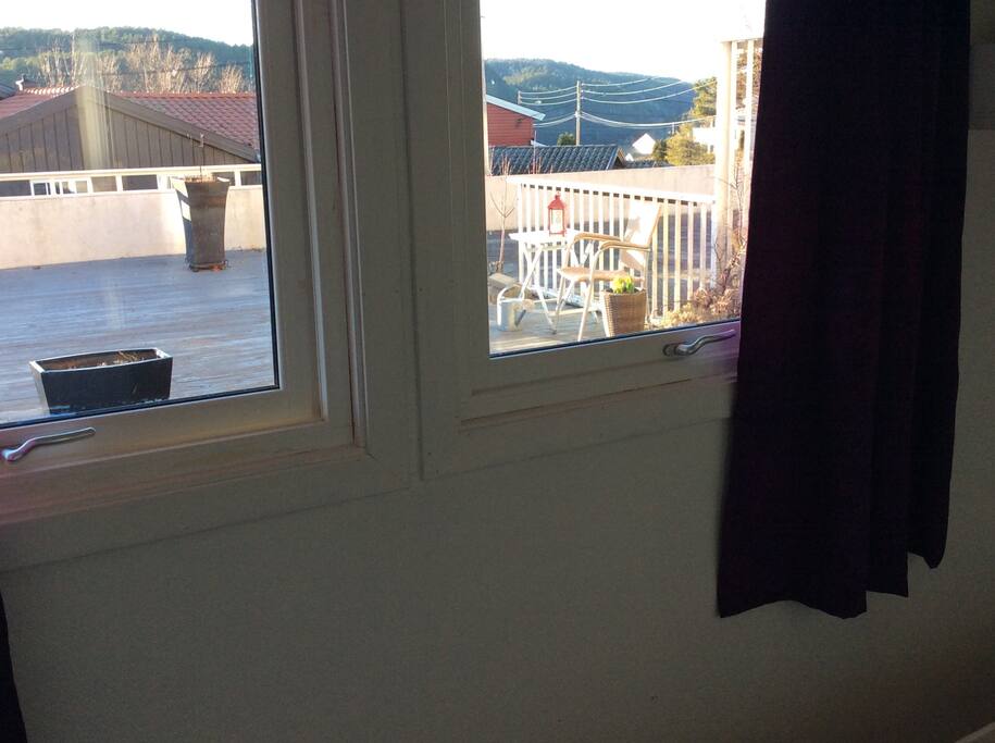 Terrace from ground floor bedroom.