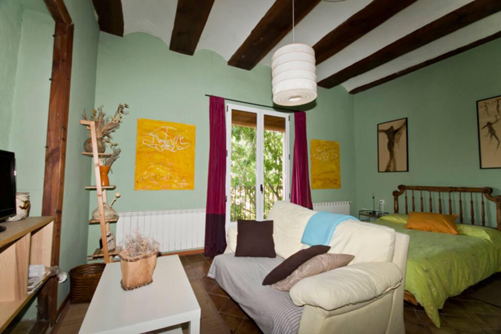 Salón-dormitorio