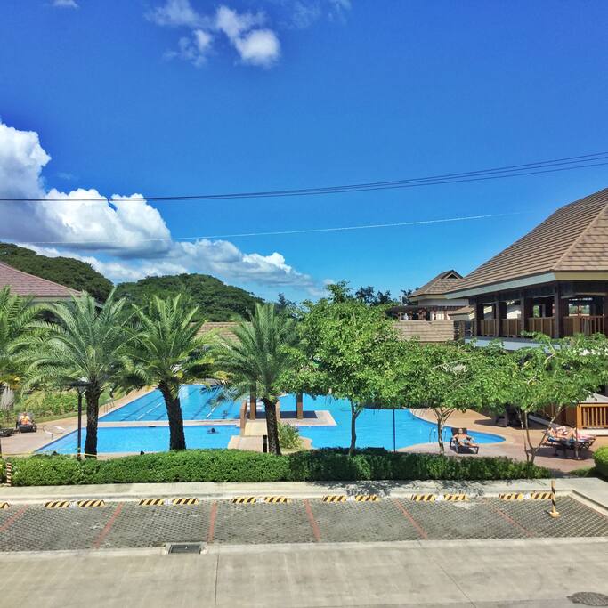 This is your entire view! Right in front of the unit. Just perfect for you to relax, chill and unwind. You will never go wrong in choosing this place!