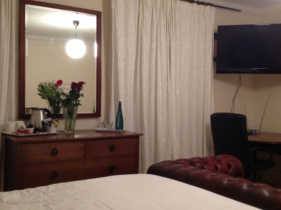 40" TV in your room