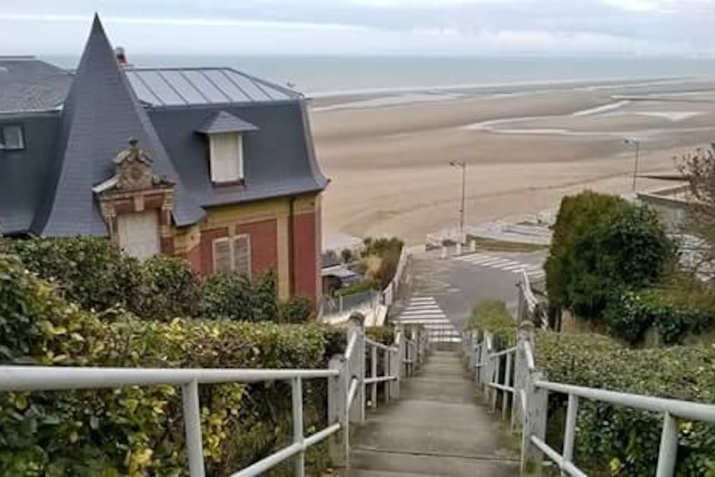 Villers sur mer - Accès à la plage