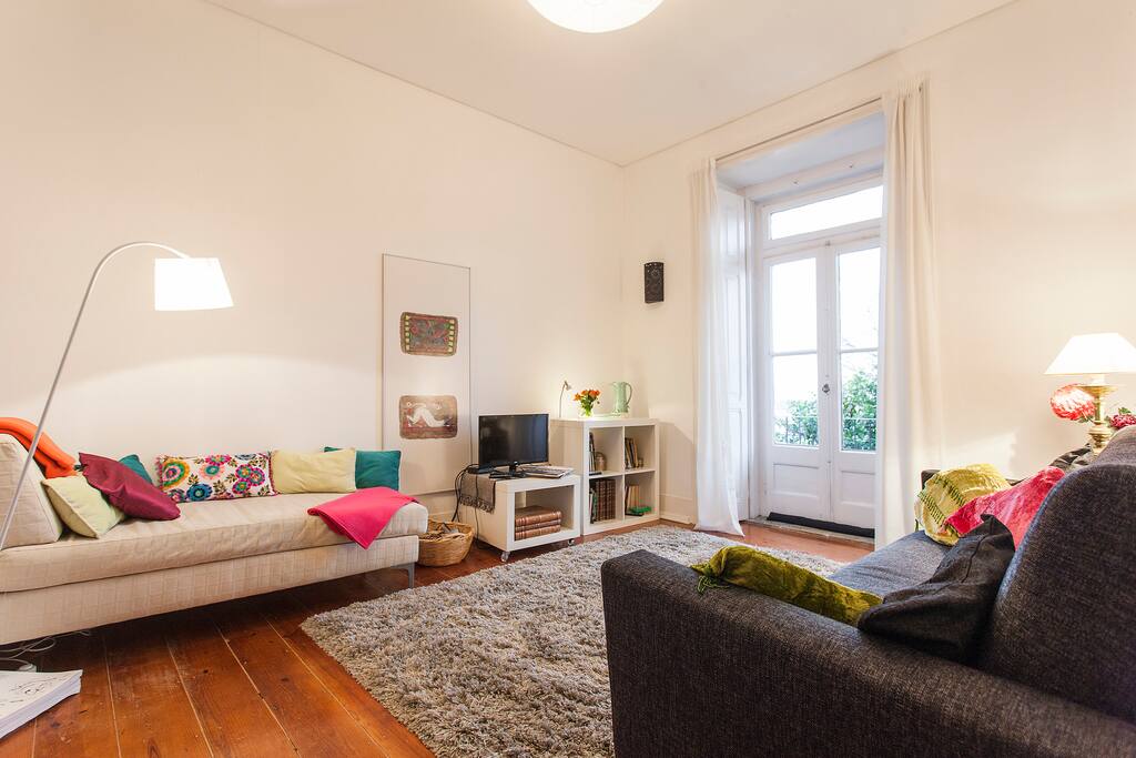 Living room with TV