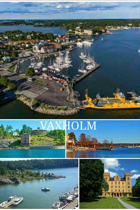 Vaxholm has a lot of culture.
