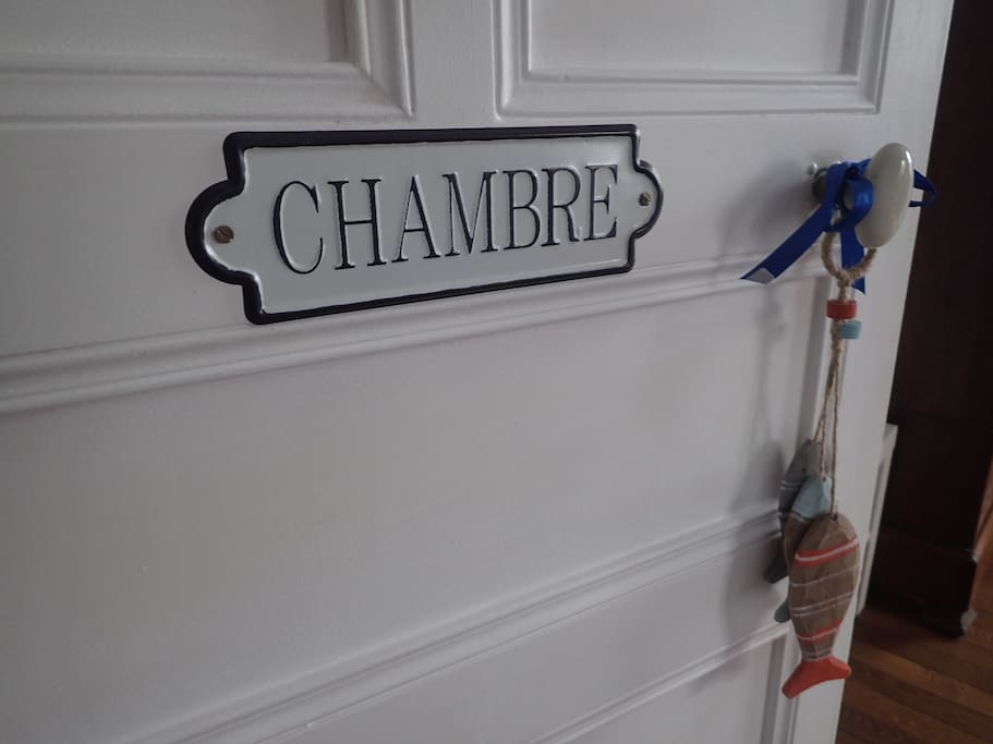 La chambre bleue.