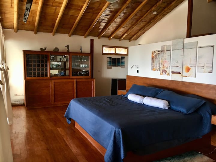 Dormitorio principal con amplia terraza