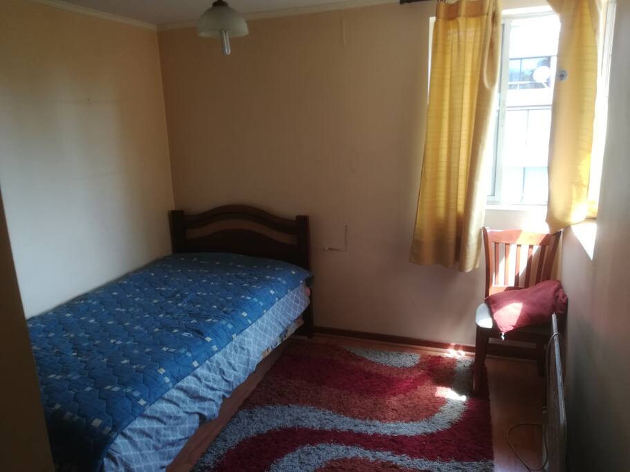 This is your private bedroom! With your own closet and a little desk (not in the picture).