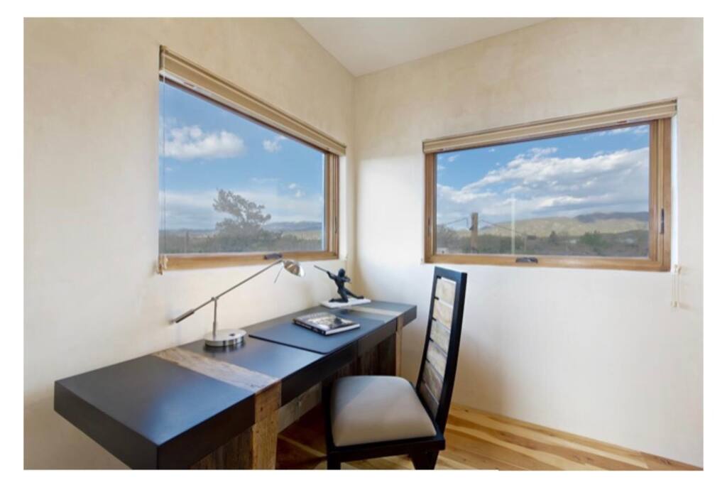 Master suite overlooking the Sangres.