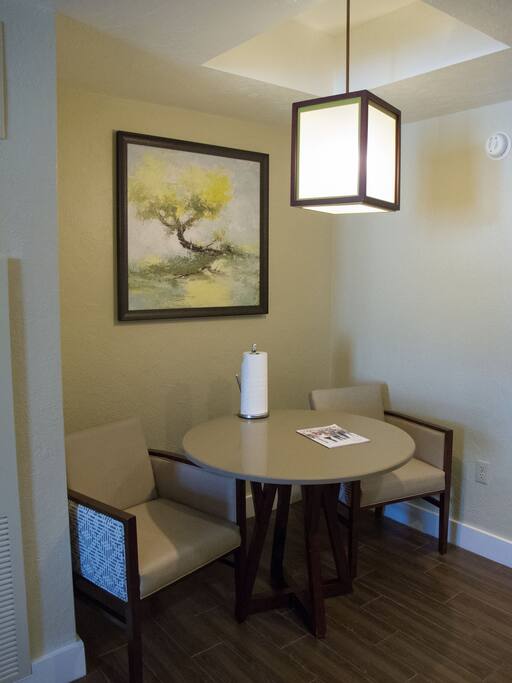 Cozy dining area