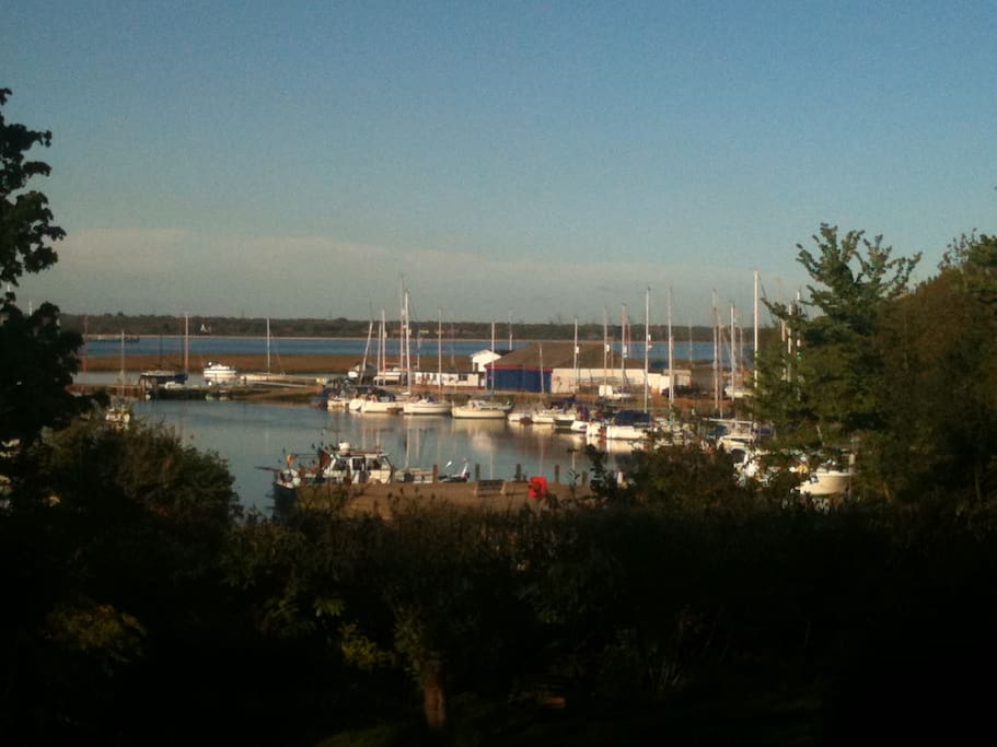 View from double room