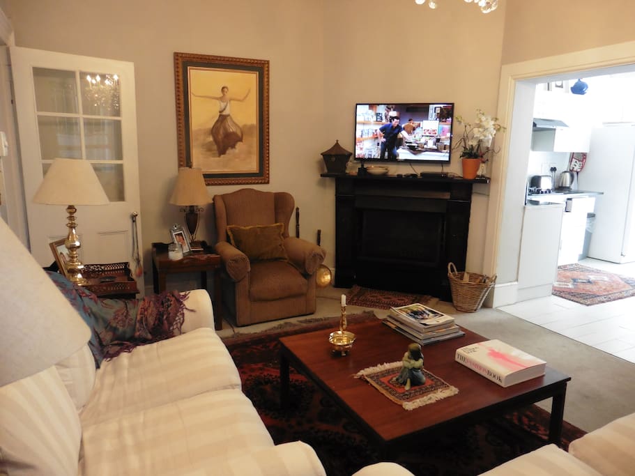 Sitting room with television