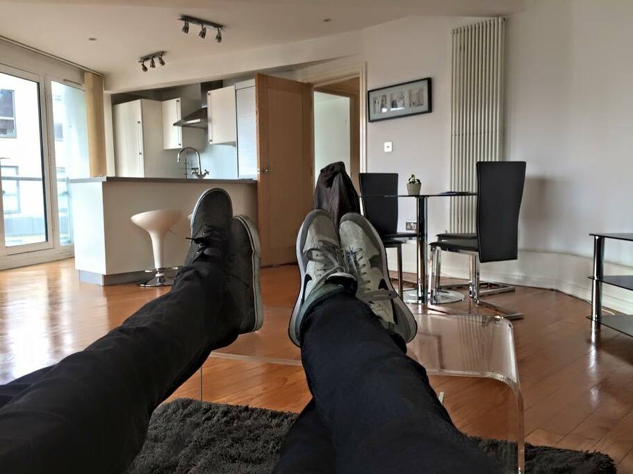 Living room and Kitchen