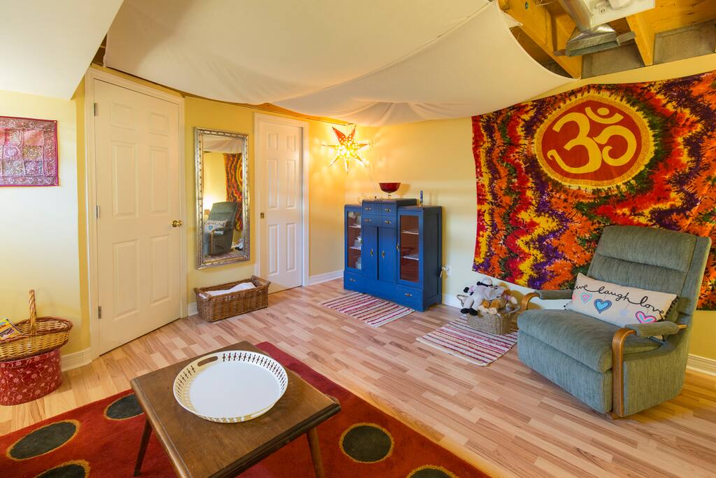 Cozy sitting room