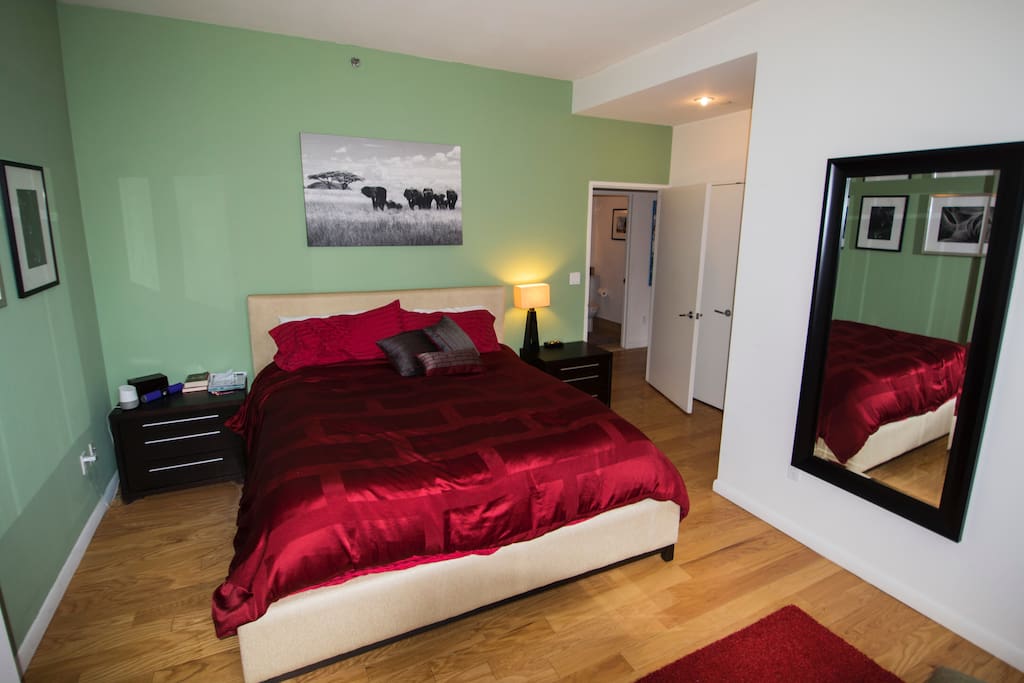 Master Bedroom with Cal-King Bed and Private Bath