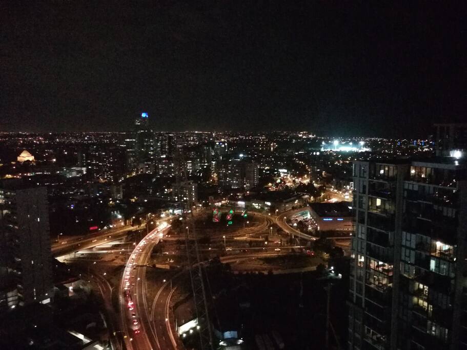 Great views night views from one of the top floors.