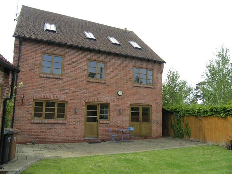 Rear of property