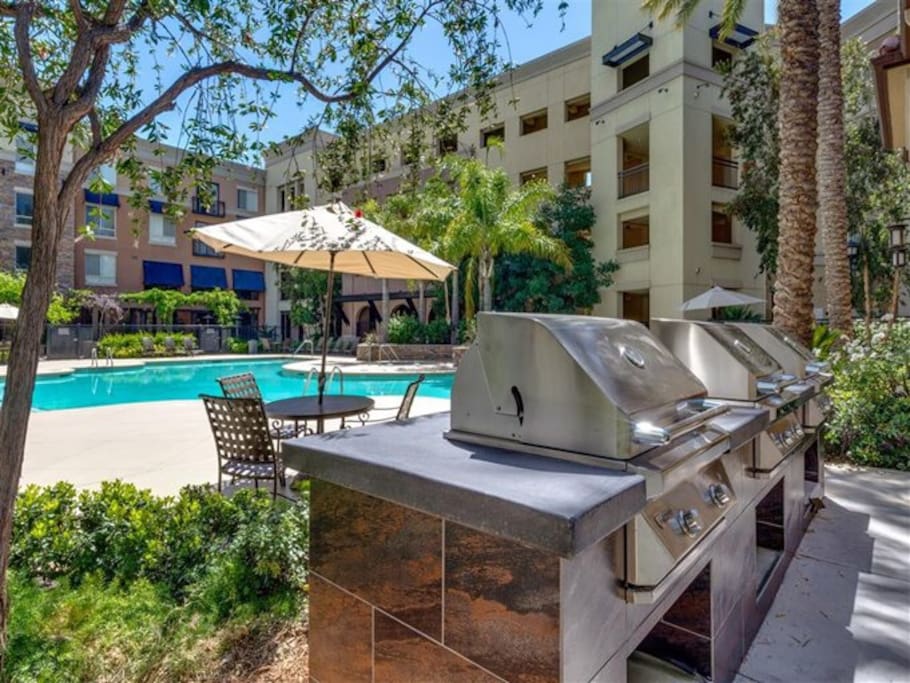 Grills if you want to barbecue :)