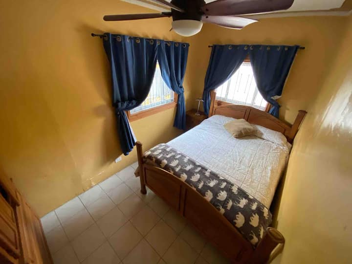 Bedroom #2 with queen size bed.