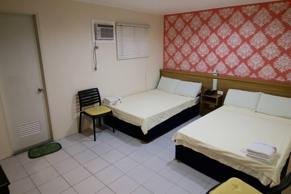 New sheets on our double beds