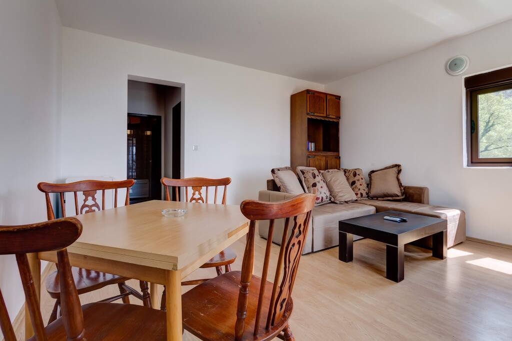 Dining area for getting together and enjoying a good meal.
