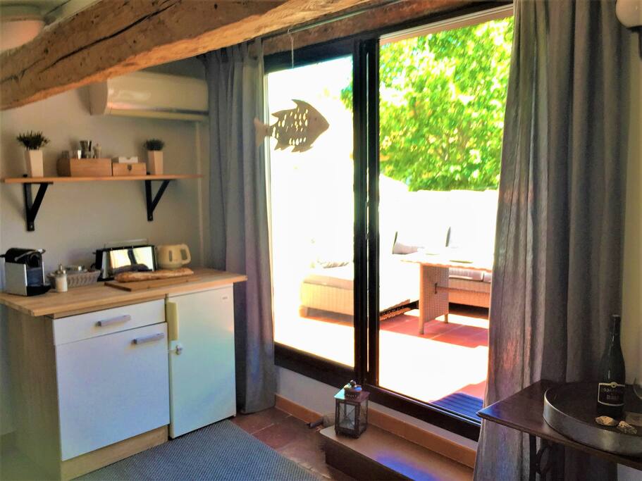 Dachterrasse mit Frühstücksbar