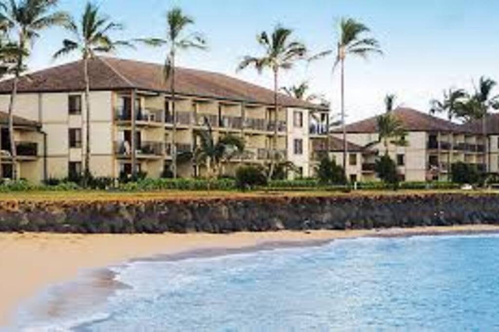 back of resort