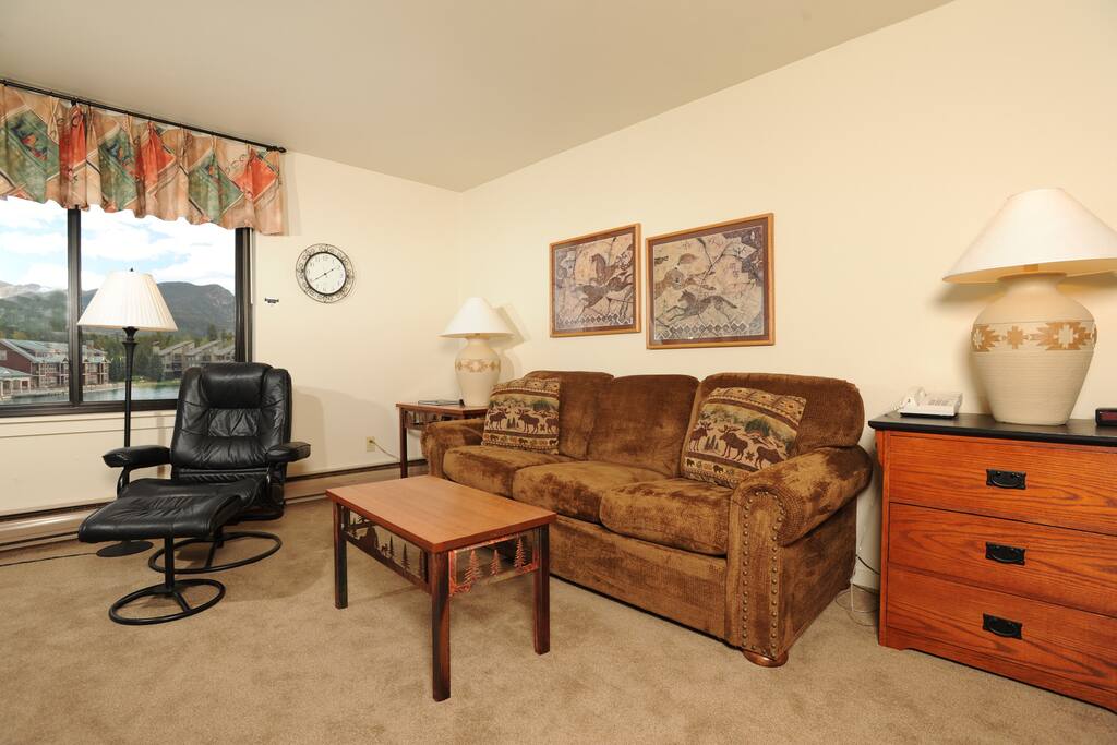 Read a book and relax on the comfortable sofa