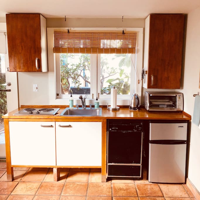 European-style kitchen.