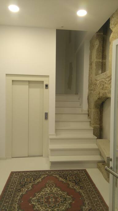 portal del edificio.