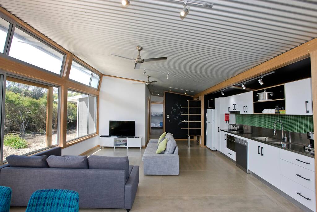 living and kitchen