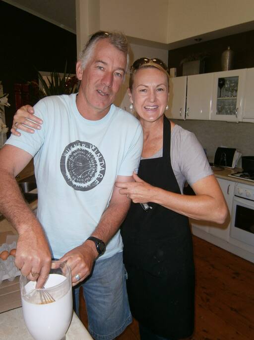 Your Hosts Colin & Lea - remind you to view our other 2 rooms also listed with Airbnb