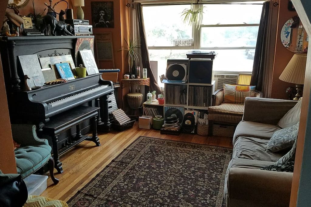 our cozy little living room - great for reading and communal hangs