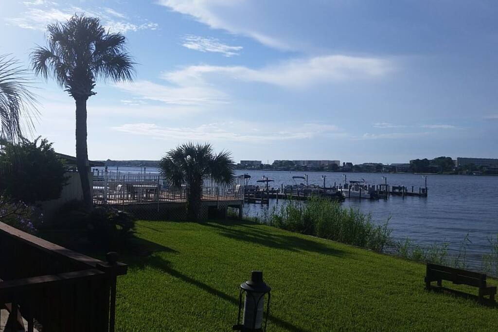 Looking east from the patio