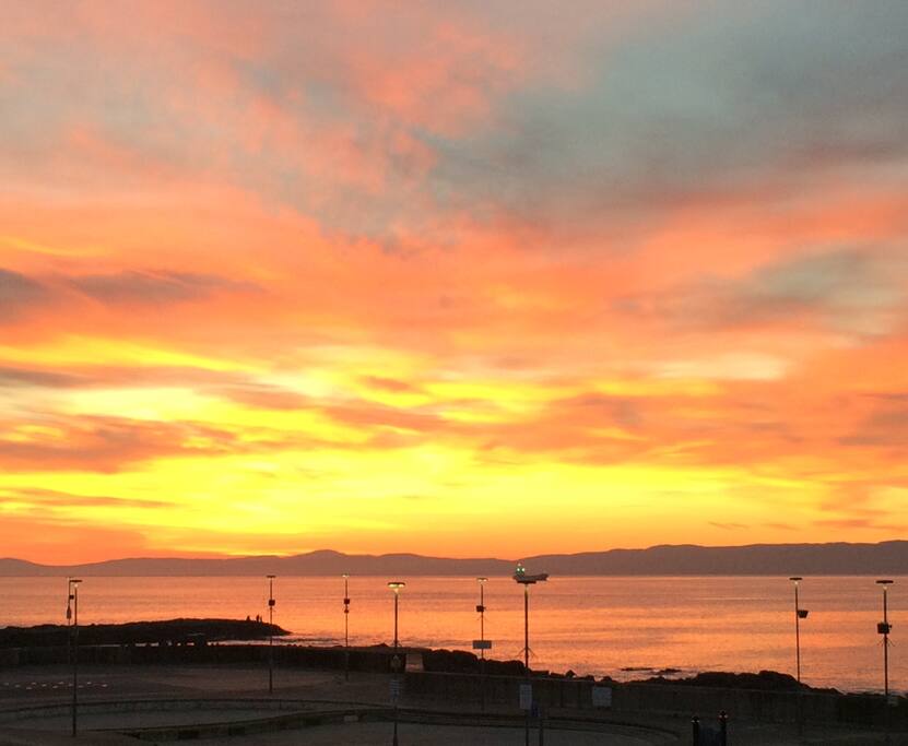 Experience the sunsets from the Prom