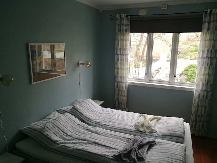 The bedroom with double bed